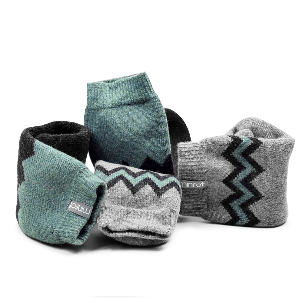 Minfot Raggsockor Ull Berg 2-pack