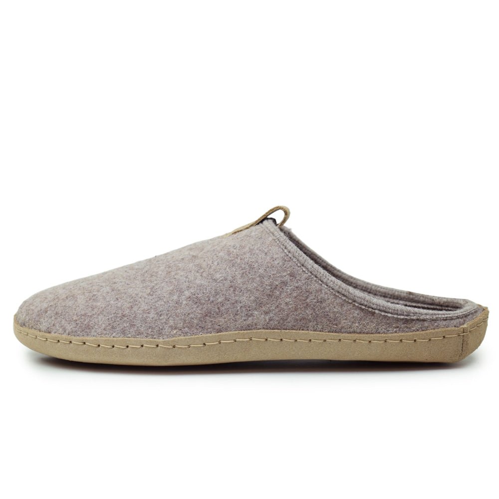 Minfot Cabin Tofflor Unisex Ull Brun