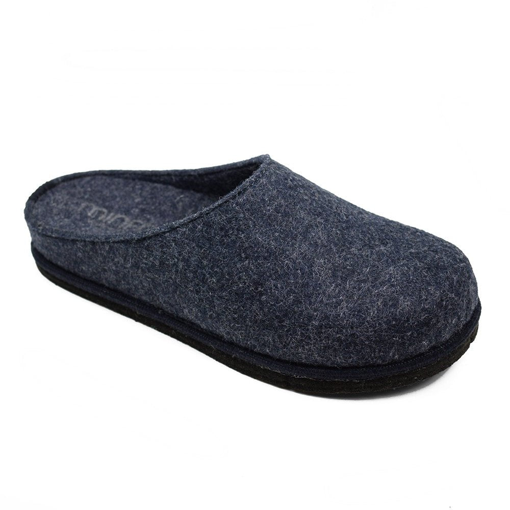 Minfot Tofflor Slip-on Viken Ull Navy