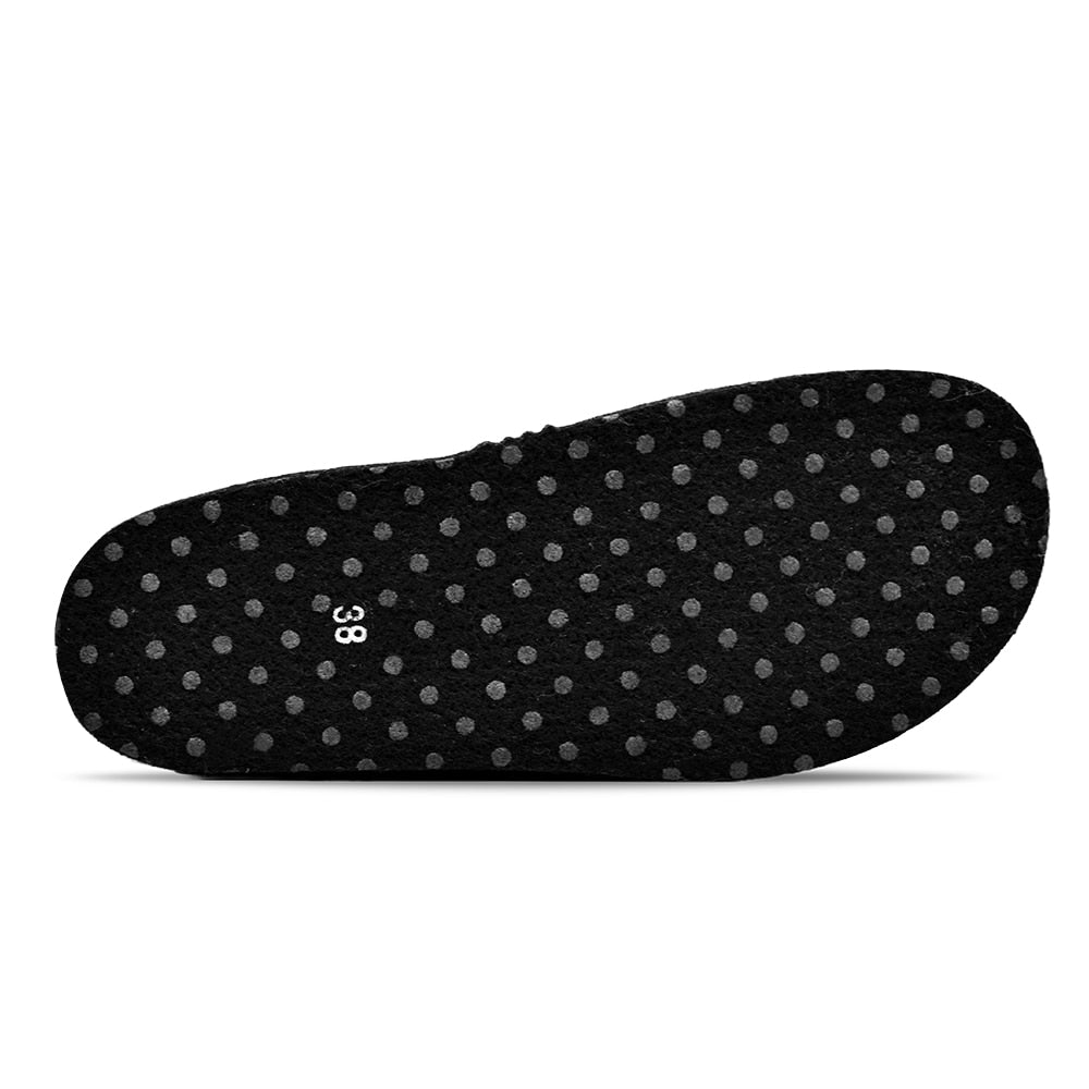 Minfot Tofflor Slip-on Viken Ull Antracit