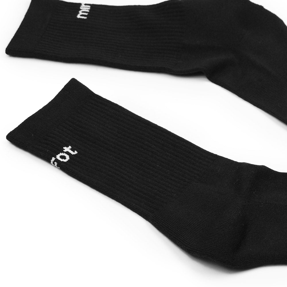 Minfot Vandringsstrumpor Bambu Merinoull Svart 1-pack