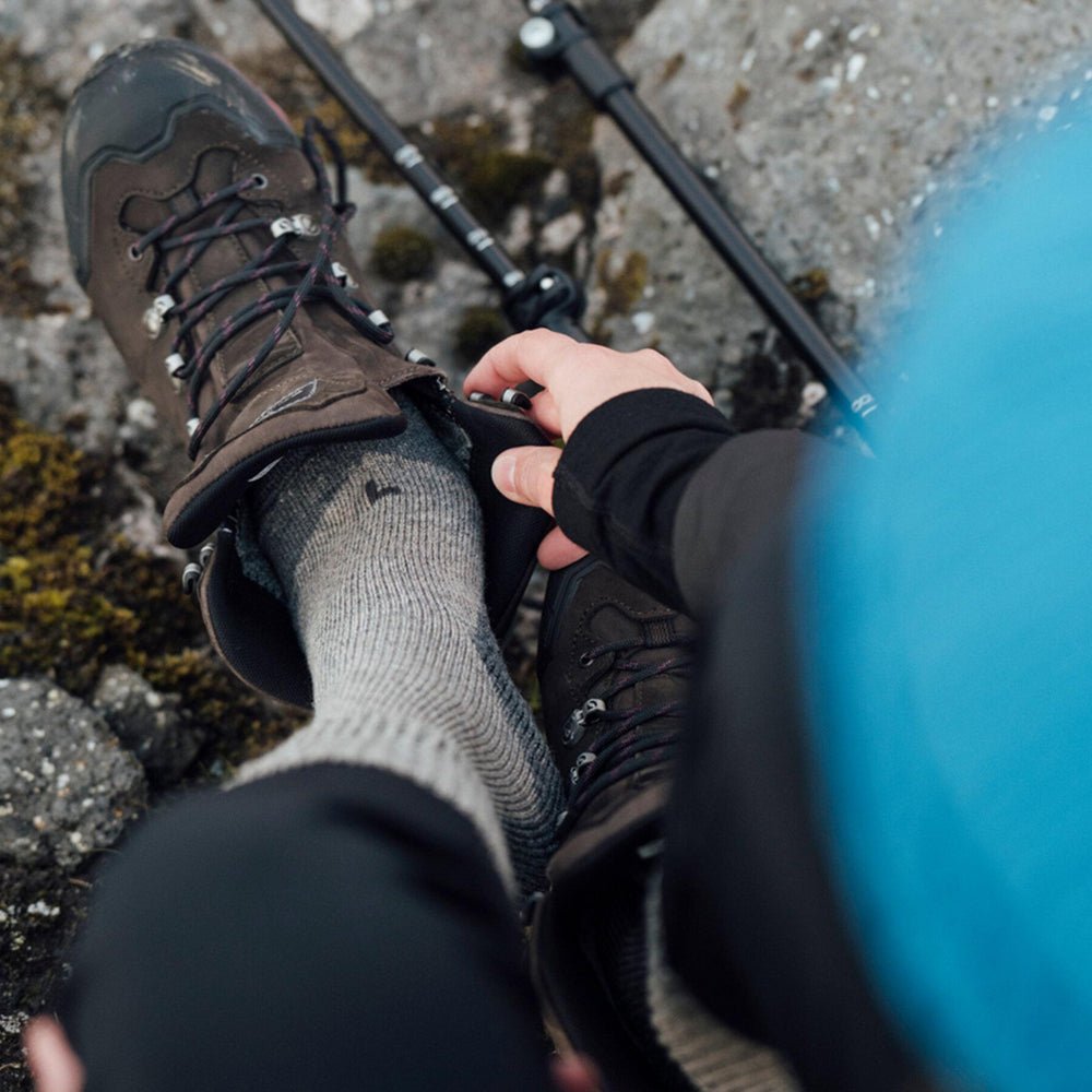 Falke TK1 Trekking Vandringsstrumpor Dam Ull Grå 1-pack
