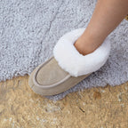 Minfot Lampaannahkatossut Sunne Beige Mokka