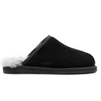 Minfot Lampaannahkatossut Slip on Orust pohjalla Musta