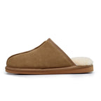 Minfot Lampaannahkatossut Slip on Orust pohjalla Chestnut