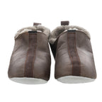 Shepherd Lina Fårskinnstofflor Stone Oiled Antique
