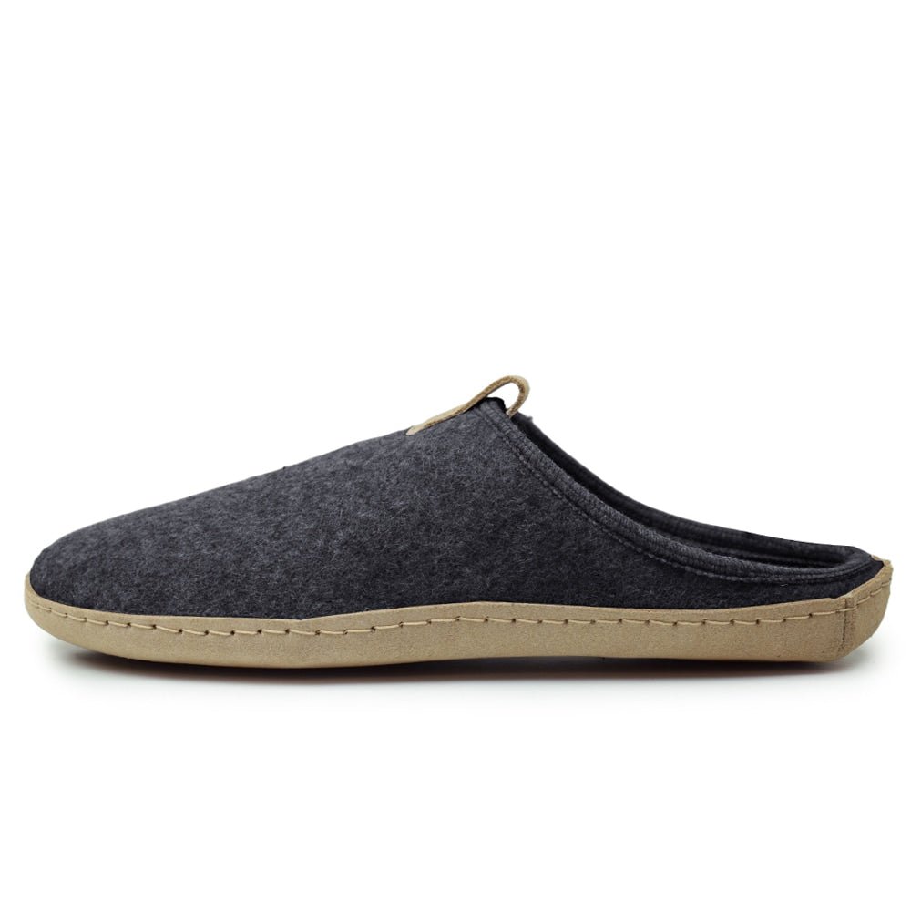 Minfot Cabin Tofflor Unisex Ull Grå