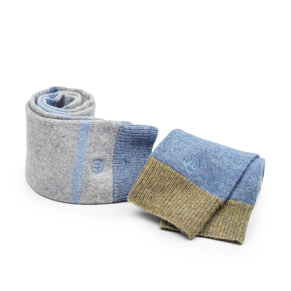 Minfot Strand Ullstrumpor Indigo 2-pack