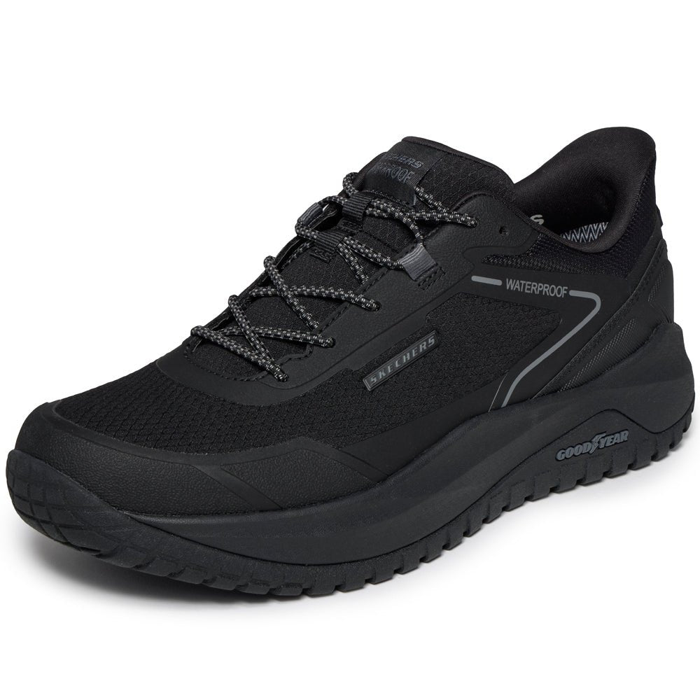 Skechers Badger Sneakers Herr Vattentäta Slip-Ins Svart