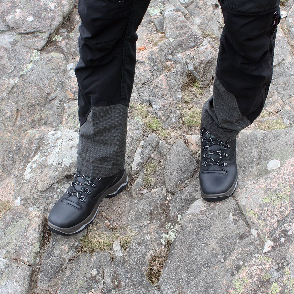 Minfot Trex Vandringskängor Unisex Vattentät TEX Läder Svart