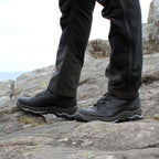 Minfot Trex Vandringskängor Unisex Vattentät TEX Läder Svart