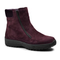 Minfot Dubbskor Boden Mocka Ull Bordeaux