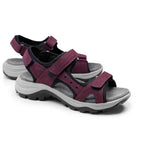 Minfot Sandhamn Sandaler Dam Nubuck Bordeaux