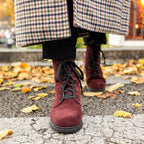 Minfot Aaltonen Talvinilkkurit Grip+ Kiitos Mokka Villa Bordeaux