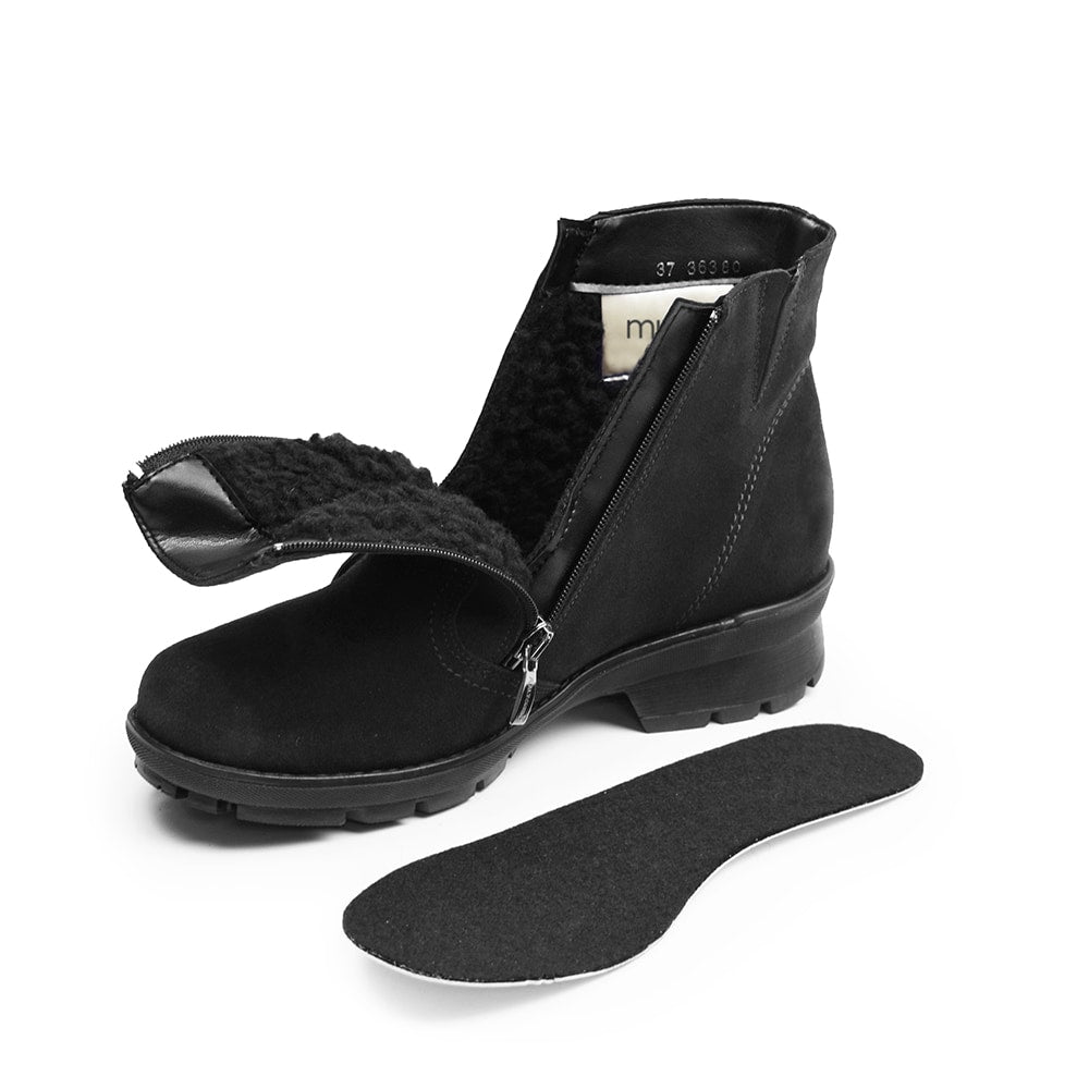Minfot Aaltonen Breda Boots Grip+ Vasa Mocka Ull Svart