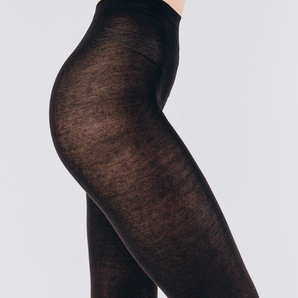 Giulia Lucky Cotton Strumpbyxor Bomull 200 den Svart 1-pack