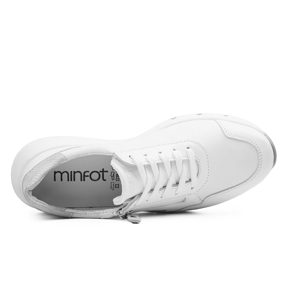 Minfot Softrole Lux Sneakers Dam Stretch Vit