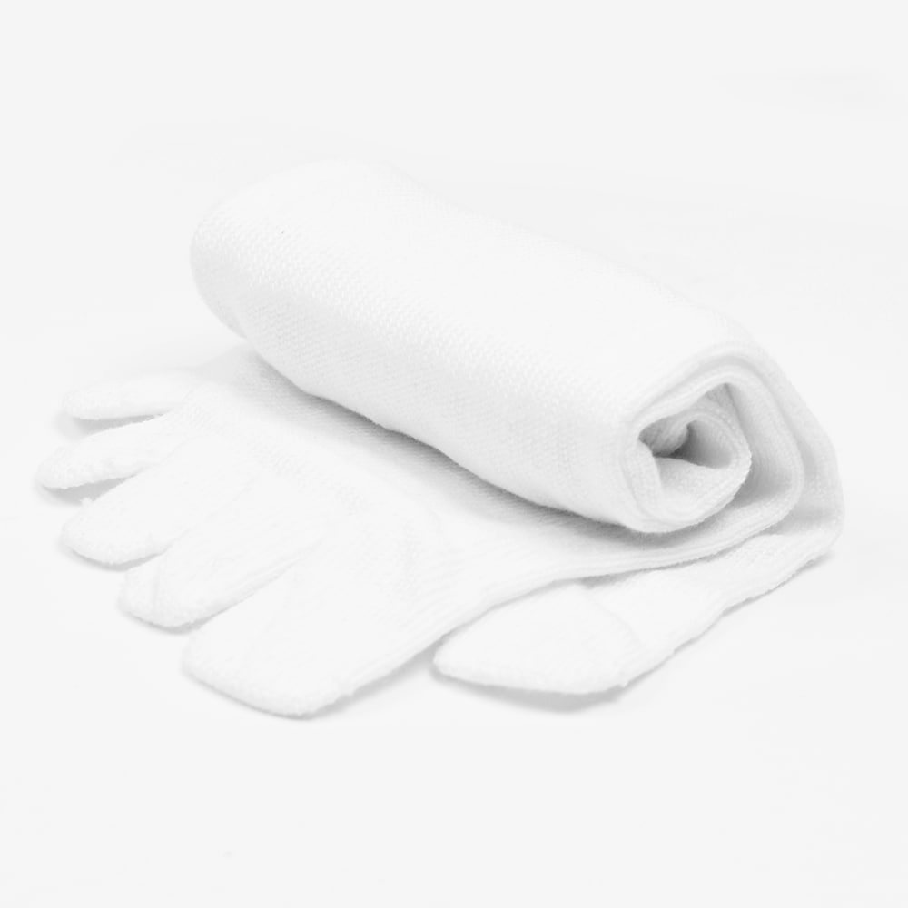 Minfot Tåstrumpor Bomull vit 1-pack
