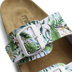 Minfot Softstep Sandaler Dam Biosandal 2-remmar Tropical Glow Vit
