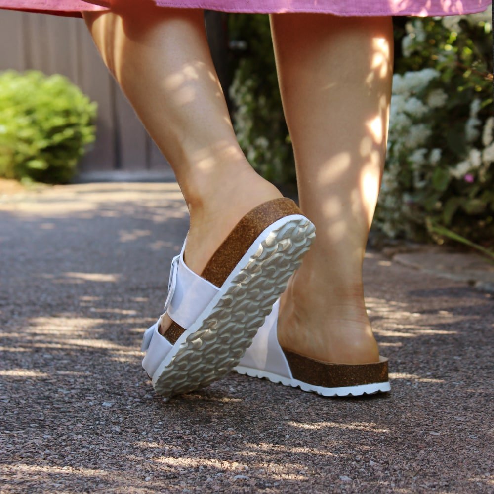 Minfot Sandaler Dam Softstep Vit