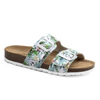 Minfot Softstep Sandaler Dam Biosandal 2-remmar Tropical Glow Vit