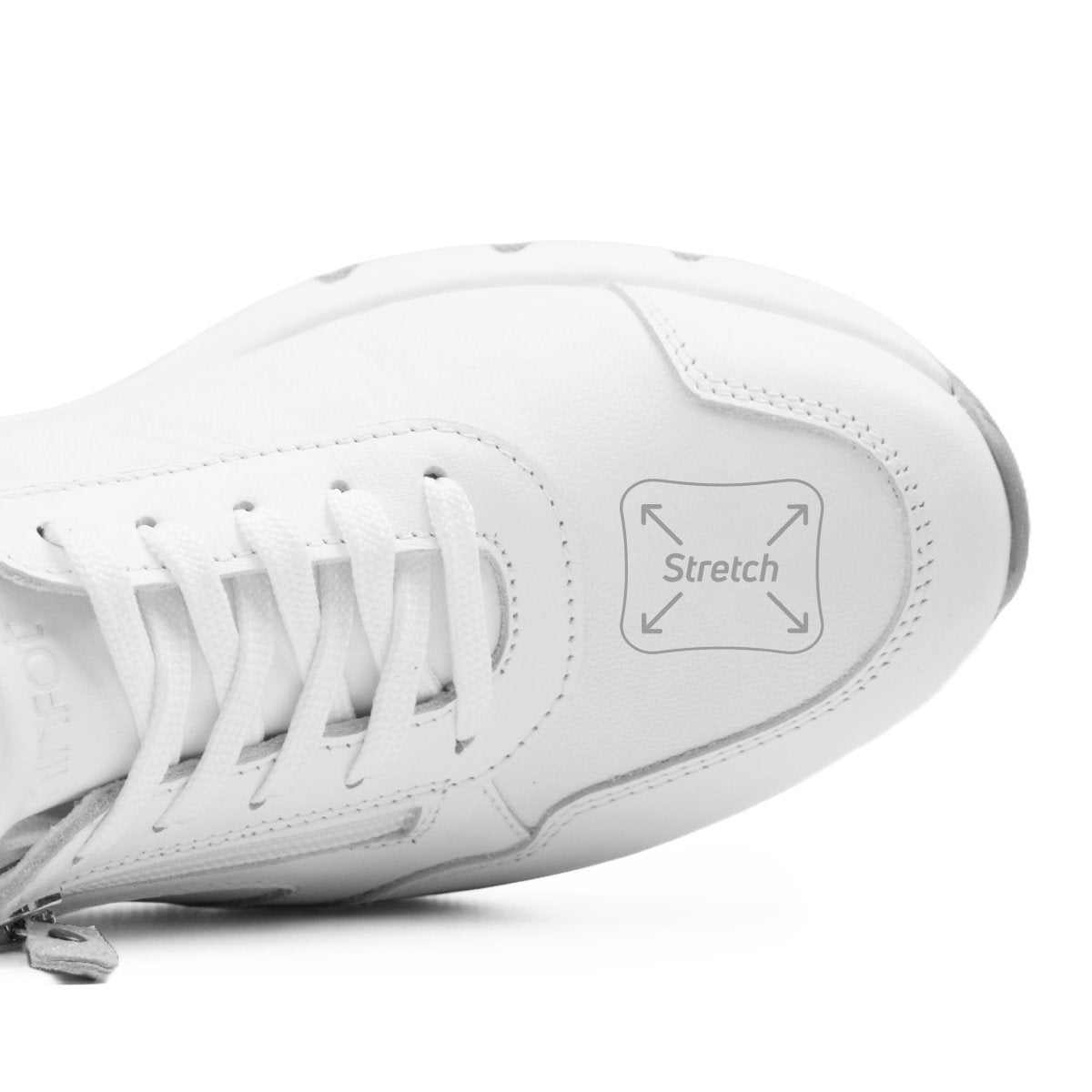 Minfot Softrole Lux Sneakers Dam Stretch Vit
