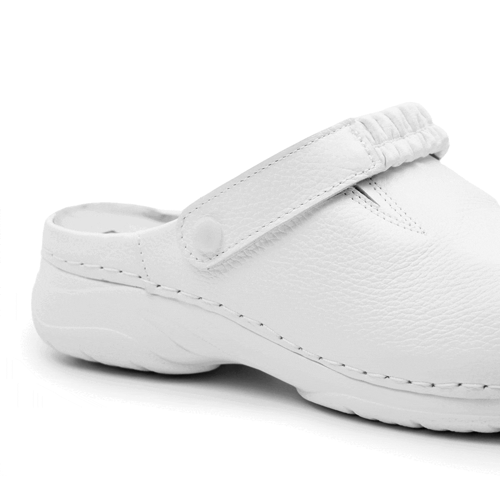 Minfot Arbetsskor Mjuk Toffel Vit