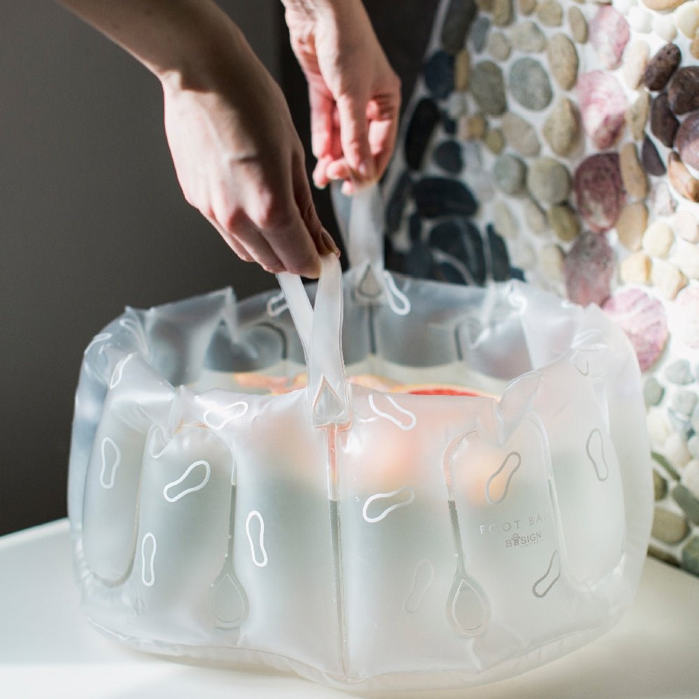 Bosign Uppblåsbart fotbad Frostvit