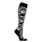 SupCare Stödstrumpor Bomull Zebra 1-pack